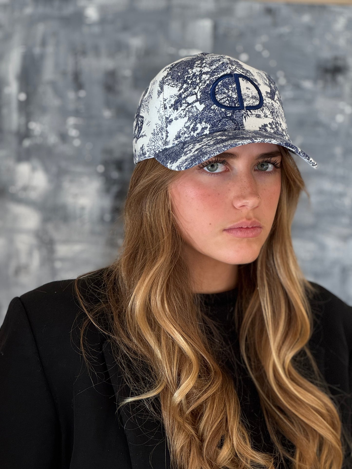 Casquette baseball toile de jouy