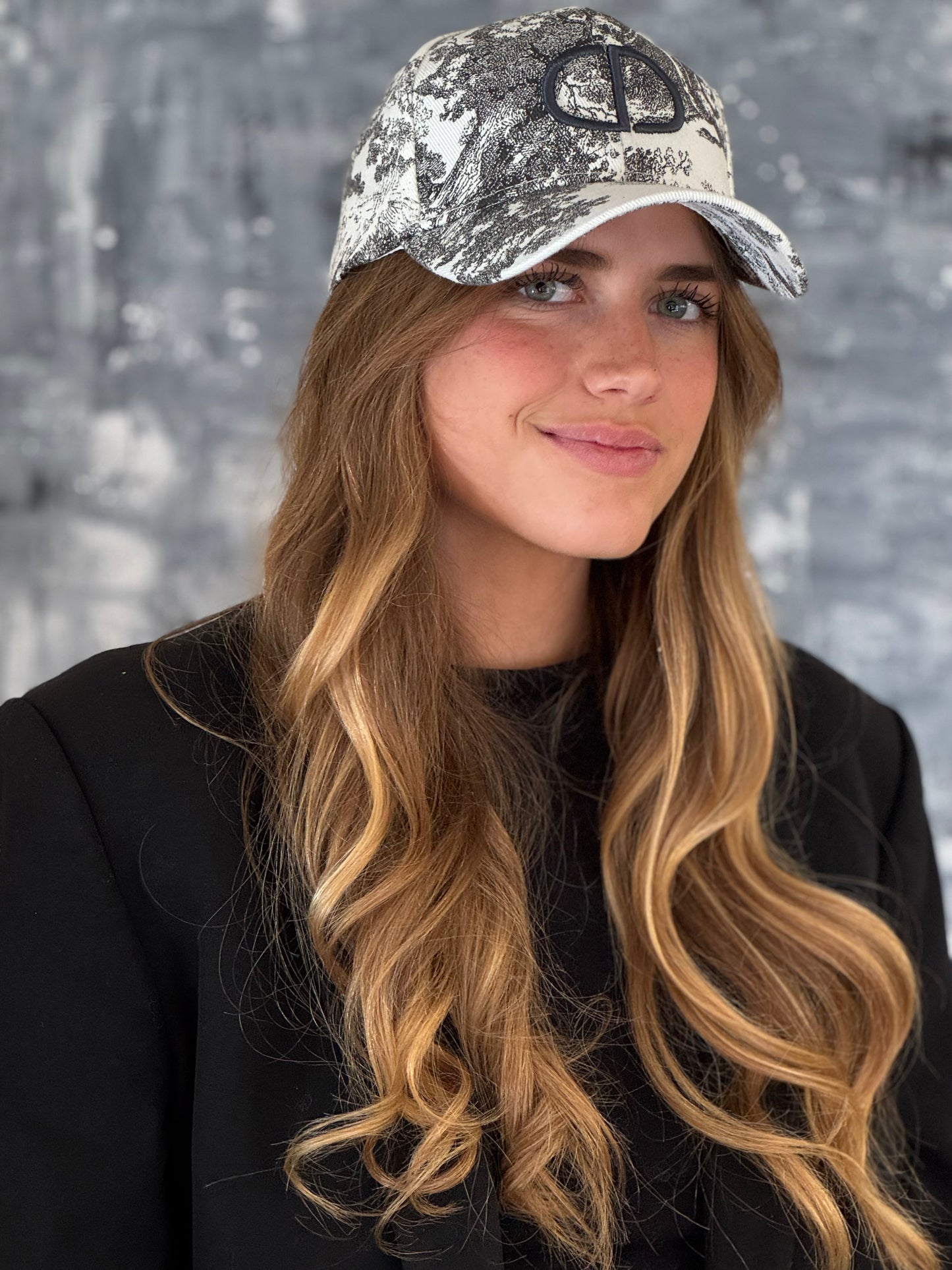 Casquette toile de jouy