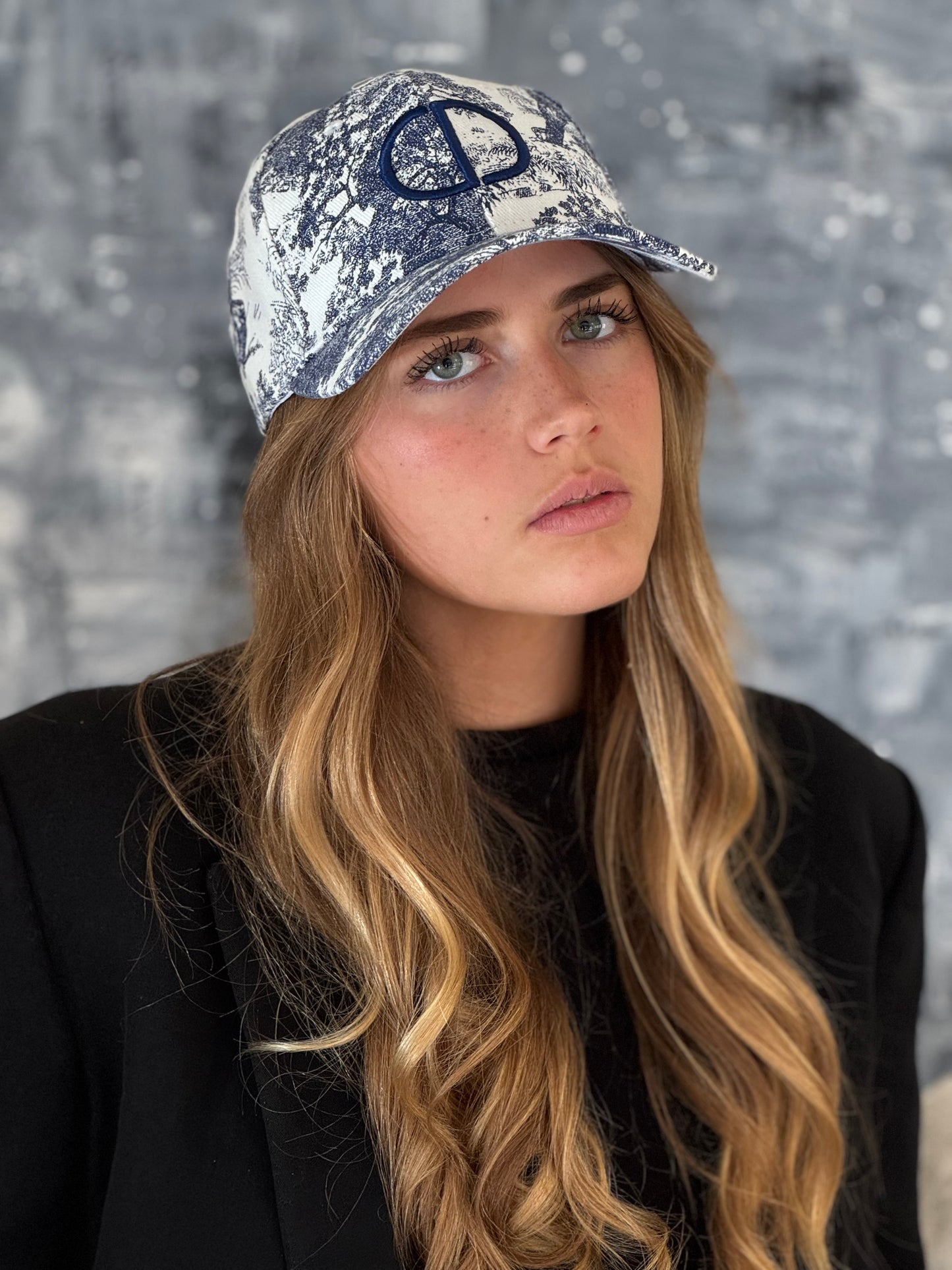 Casquette baseball toile de jouy